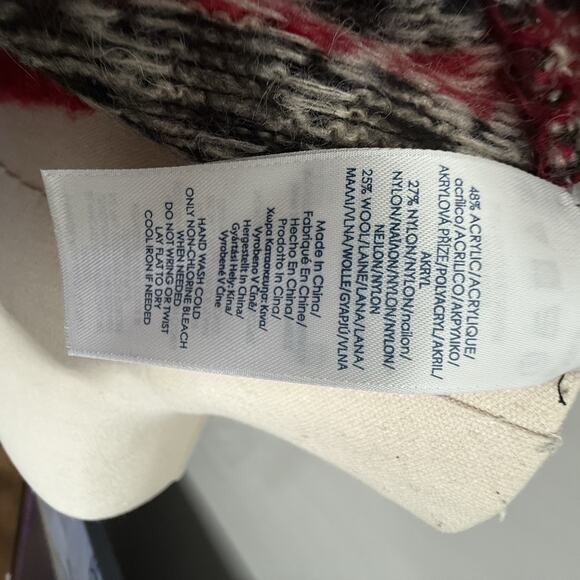 Chaps Ralph Lauren Women’s Large Fair Isle Wool Blend Pullover Sweater - Picture 5 of 5